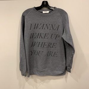Grey sweatshirt